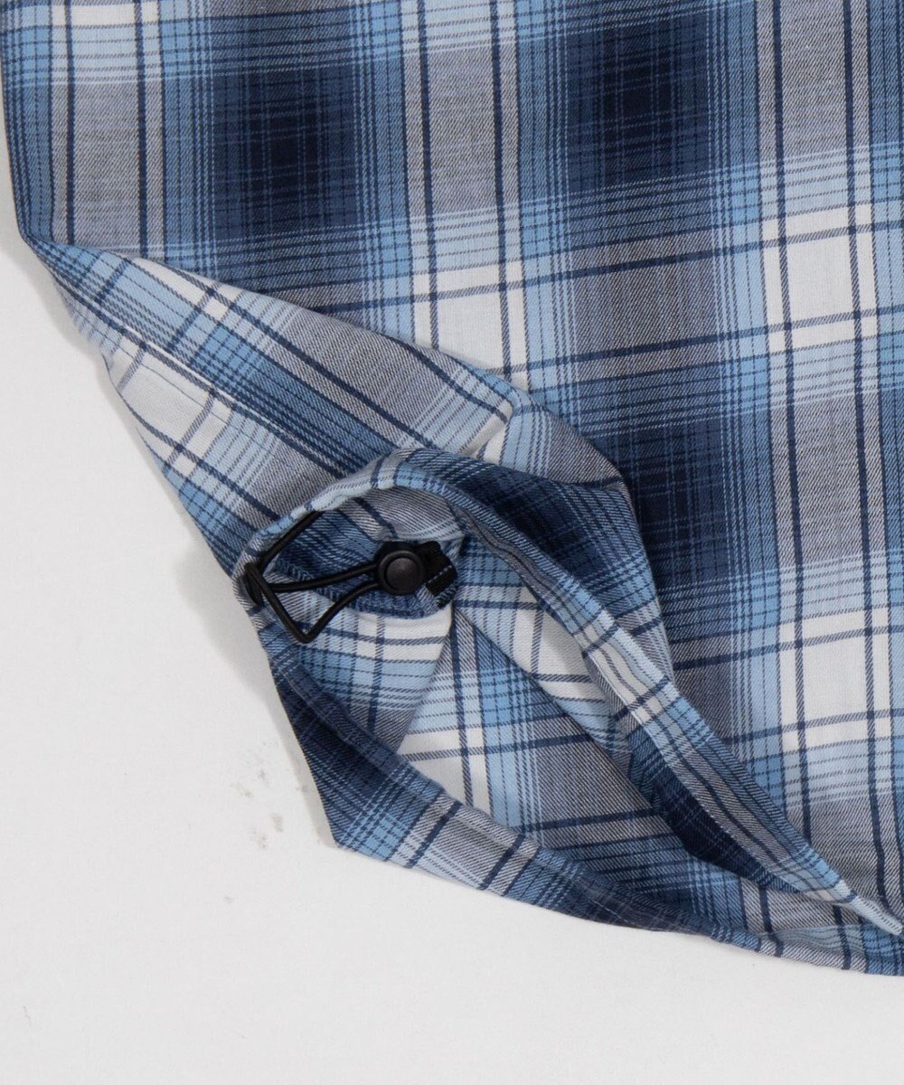 WEGO 【ユニセックス着用ITEM】オンブレチェックシャツジャケット 