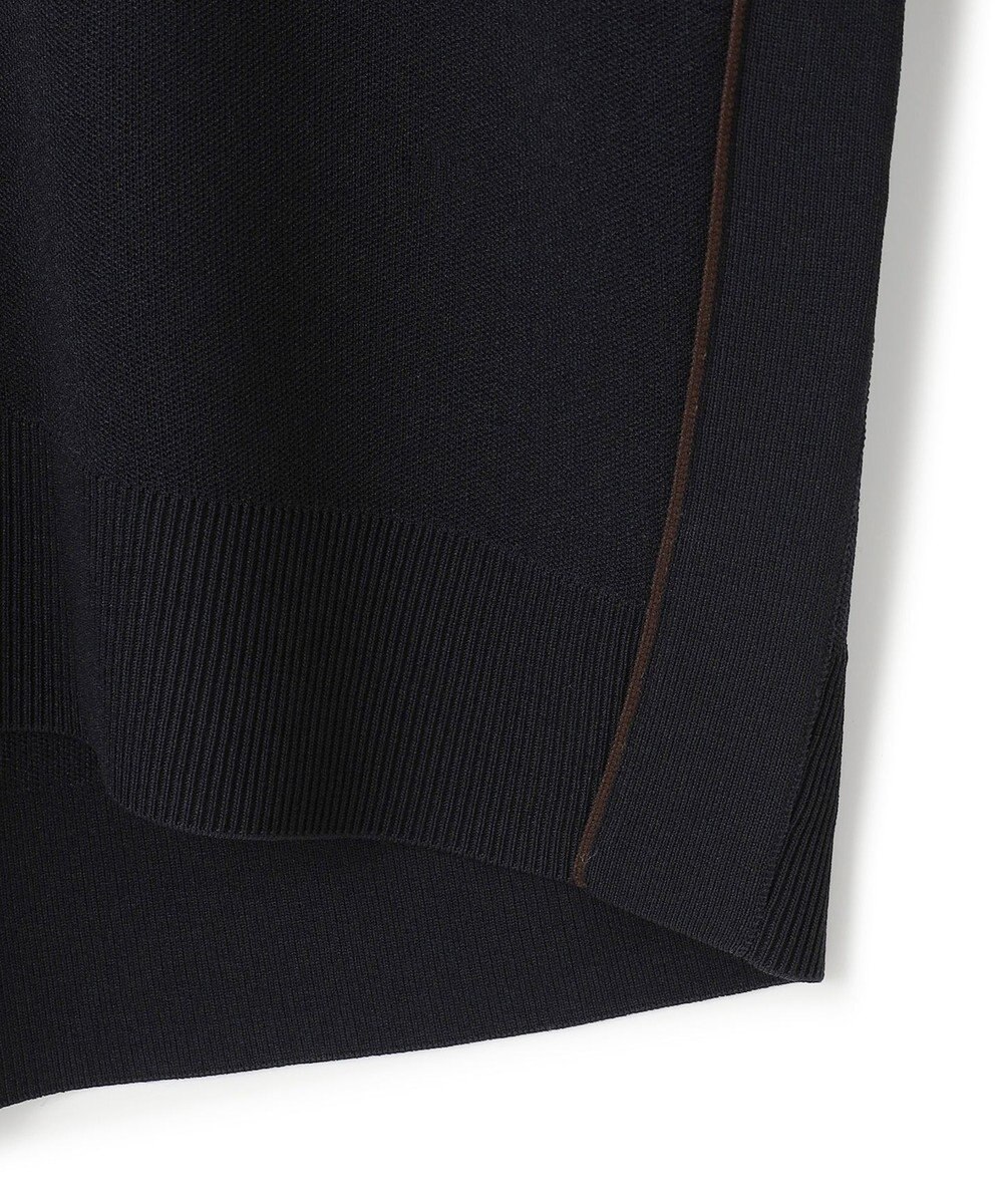 ICB L 【洗える】 シンセティックダブルフェイス ニットプルオーバー 