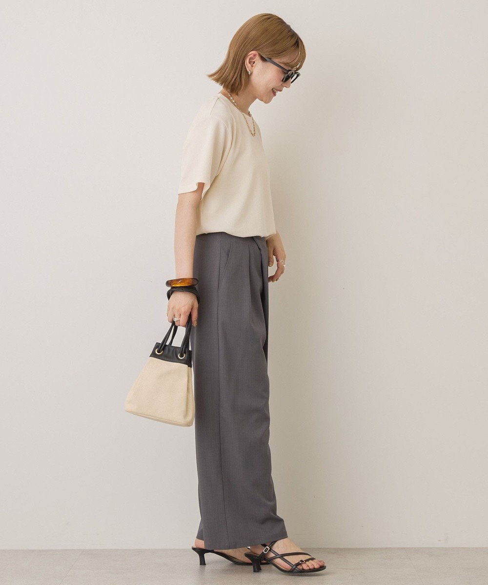 AMERICAN HOLIC ジョーゼット半袖プルオーバー 