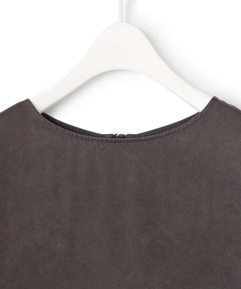 ICB 【洗える】 キュプラピグメントクロス ブラウス 