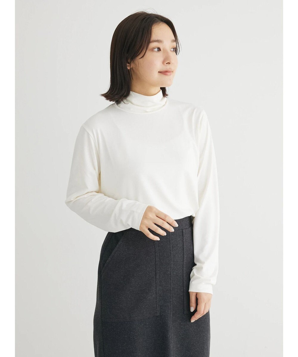 Green Parks 吸湿発熱タートルカットソー 