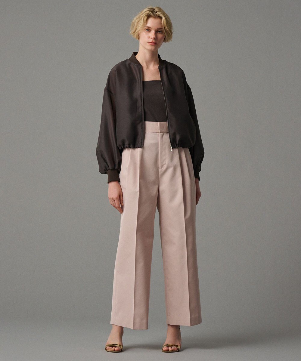 uncrave 【手洗い可】シャイニー シアー ブルゾン 