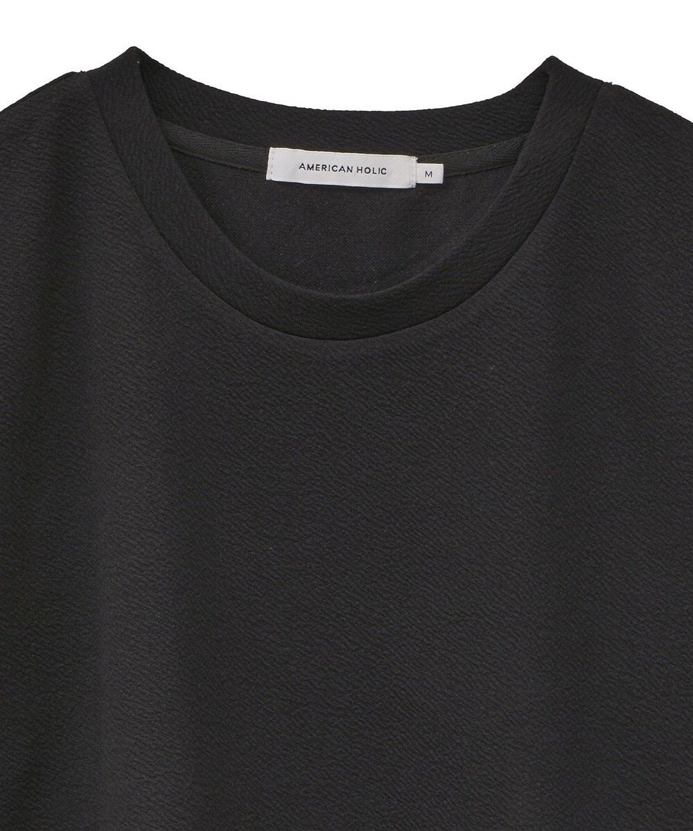 AMERICAN HOLIC ジョーゼット半袖プルオーバー 