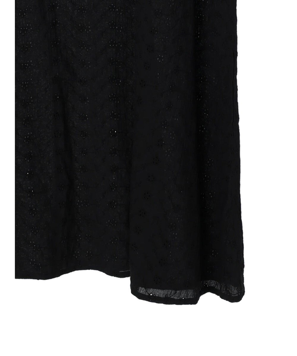 Green Parks Ｉ　胸元レース７分袖ワンピース 