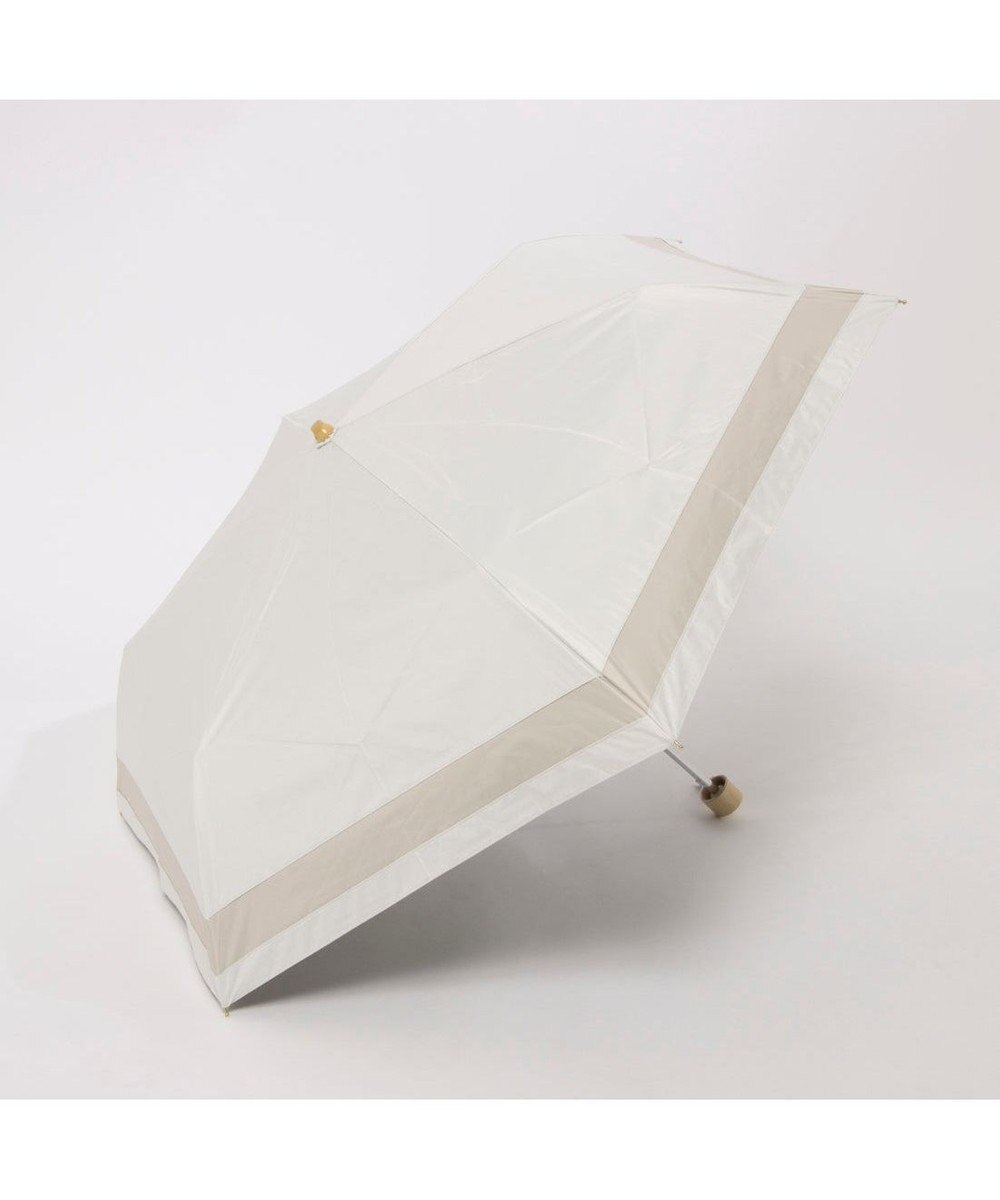 UNBILLION カシュネ cachenez / PU切り継ぎボーダー3段折りたたみ傘 