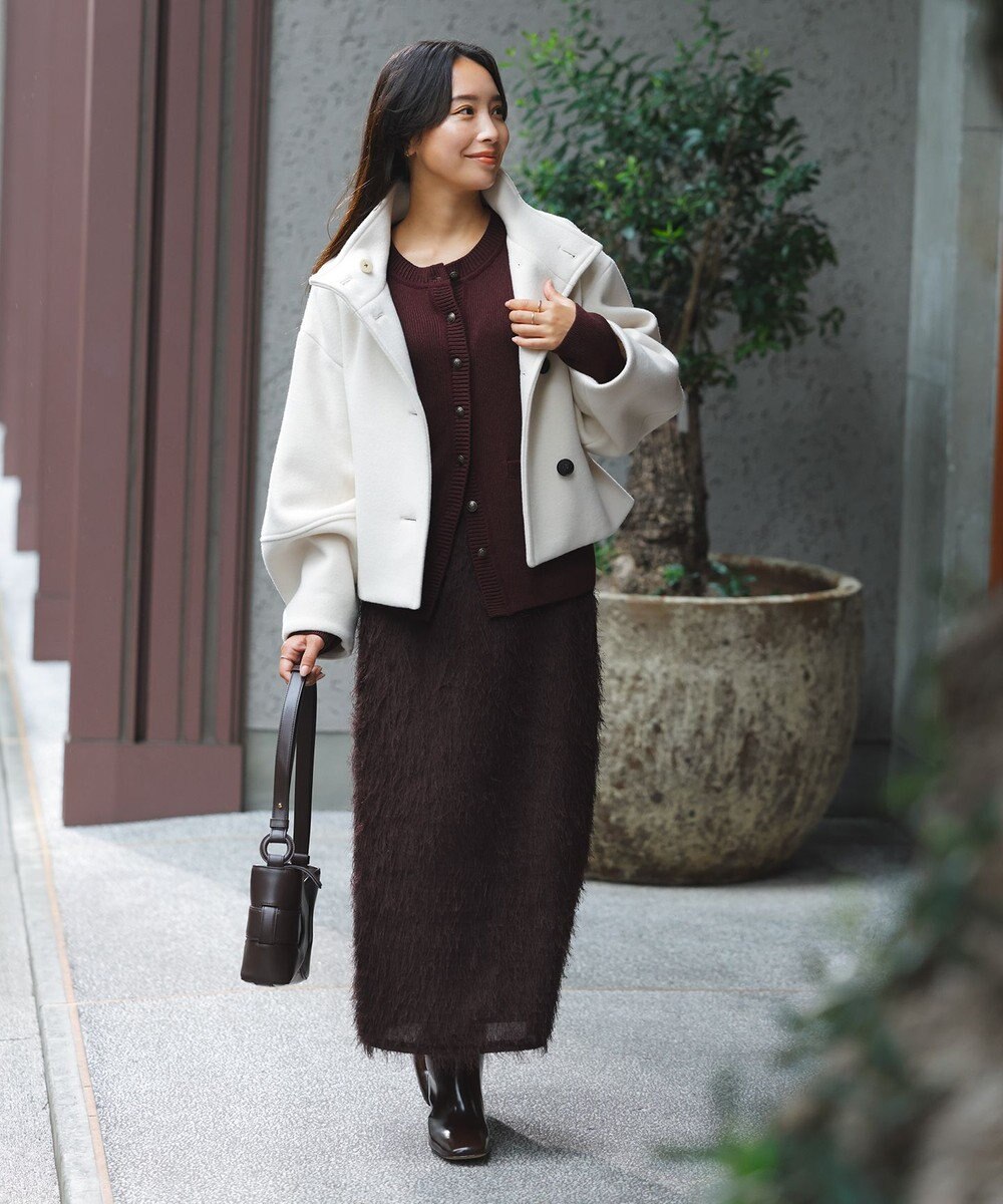 uncrave 【手洗い可】フリンジ ジャガード スカート（uncrave STANDARD） 