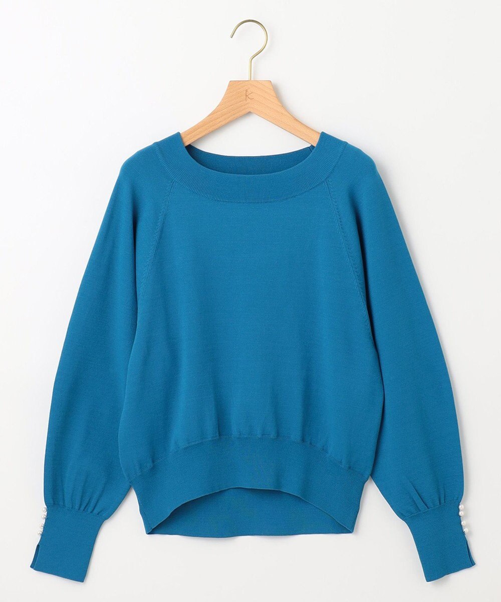 組曲 S 【パールボタン付】ブーケカラーリラクシー ニット 