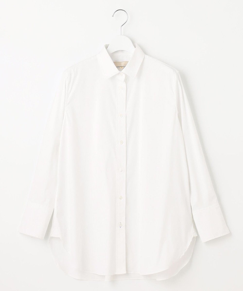 自由区 L 【洗える】C/Nyシャーティング シャツ 