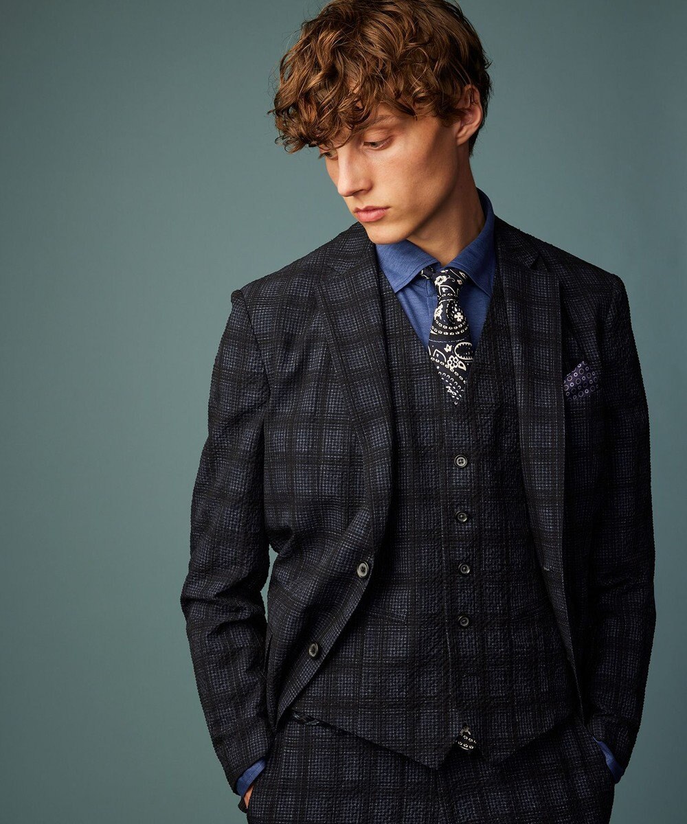 JOSEPH ABBOUD 【ストレッチ・洗える・軽量・防しわ・速乾・エコ撥水】ライトウェーブ ジャケット 