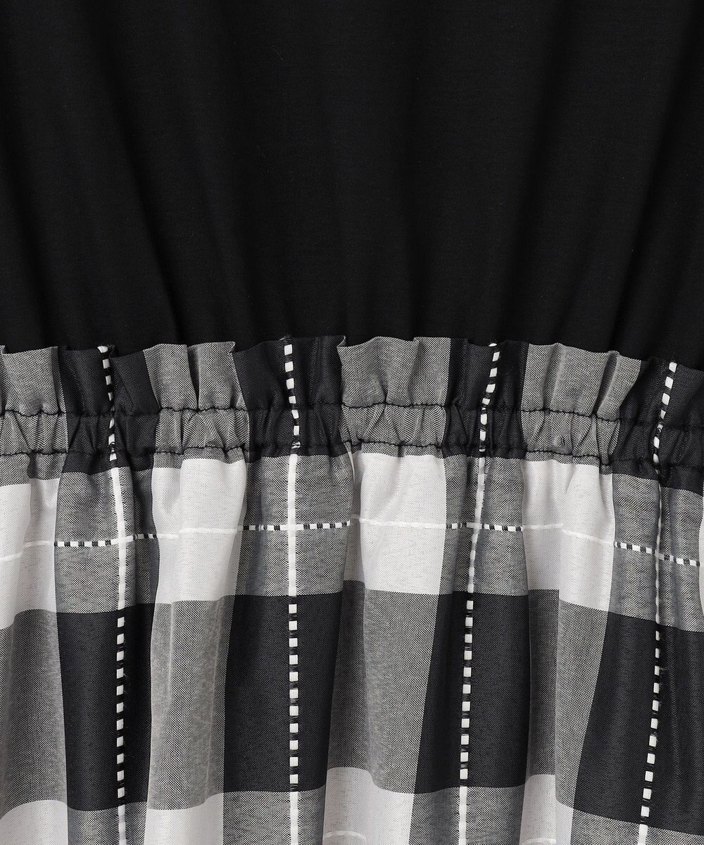 ANY SIS 【洗える】チェックドッキング ワンピース 