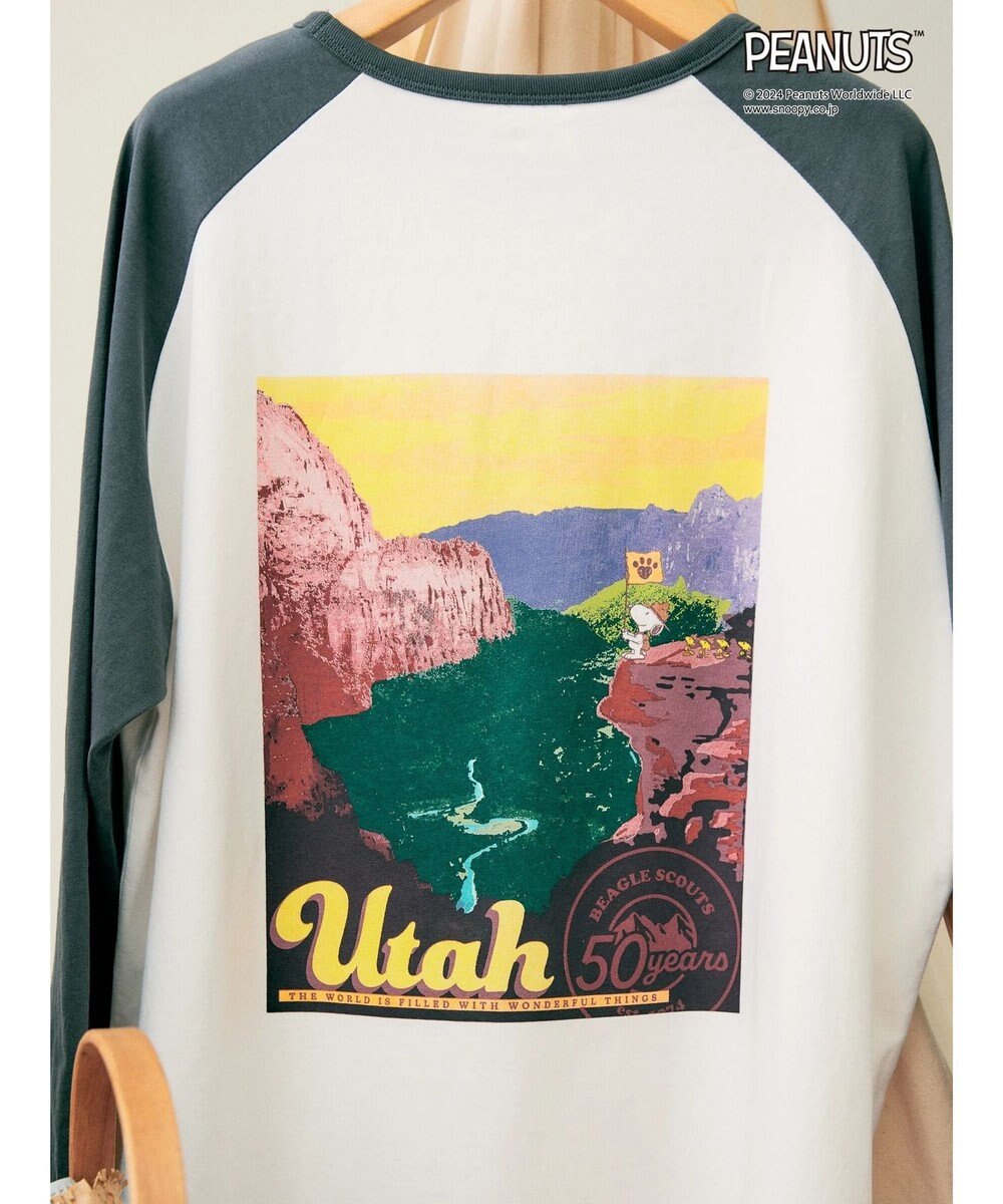 AMERICAN HOLIC ラグランフォトプルオーバー／ＰＥＡＮＵＴＳ 