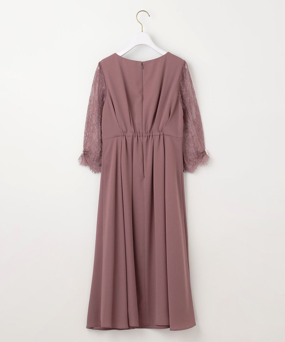 ANY SIS 【Lily Calin】レーススリーブタック ドレス 