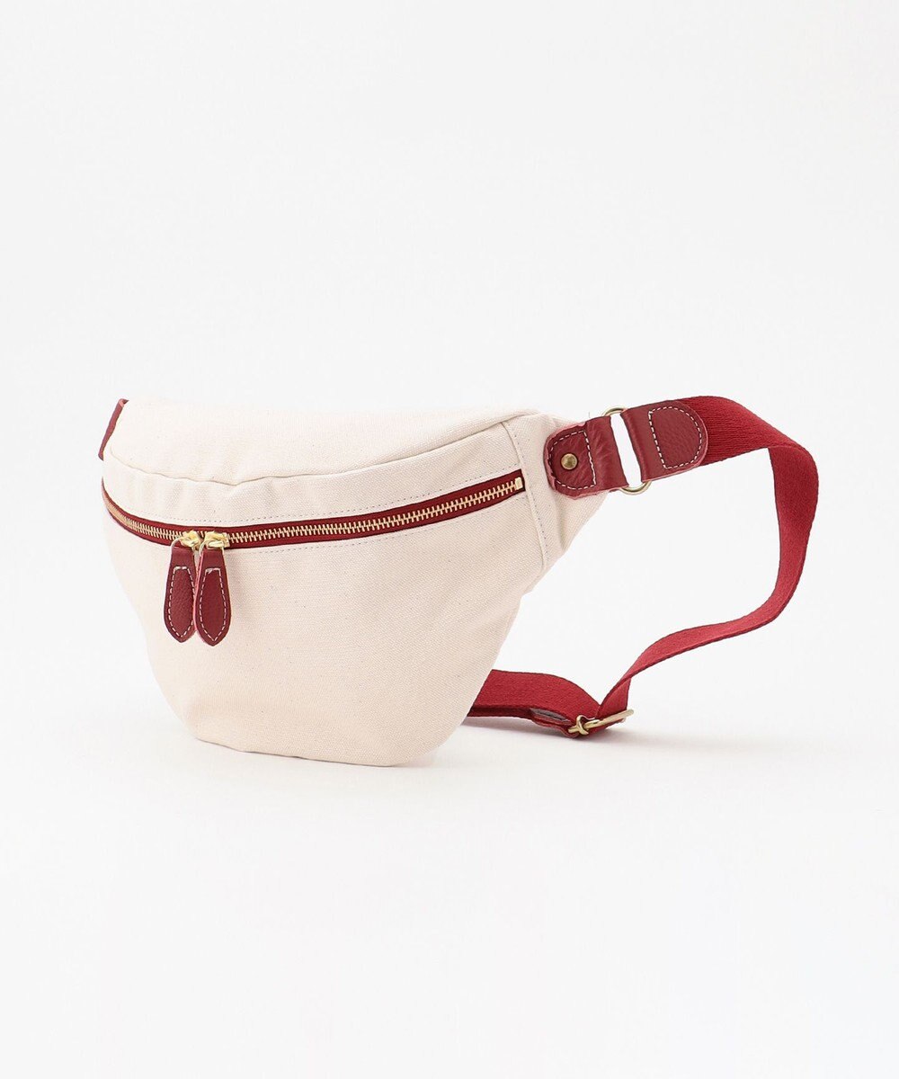 UNBILLION Otias 8号キャンバスシュリンクレザーボディバッグ 