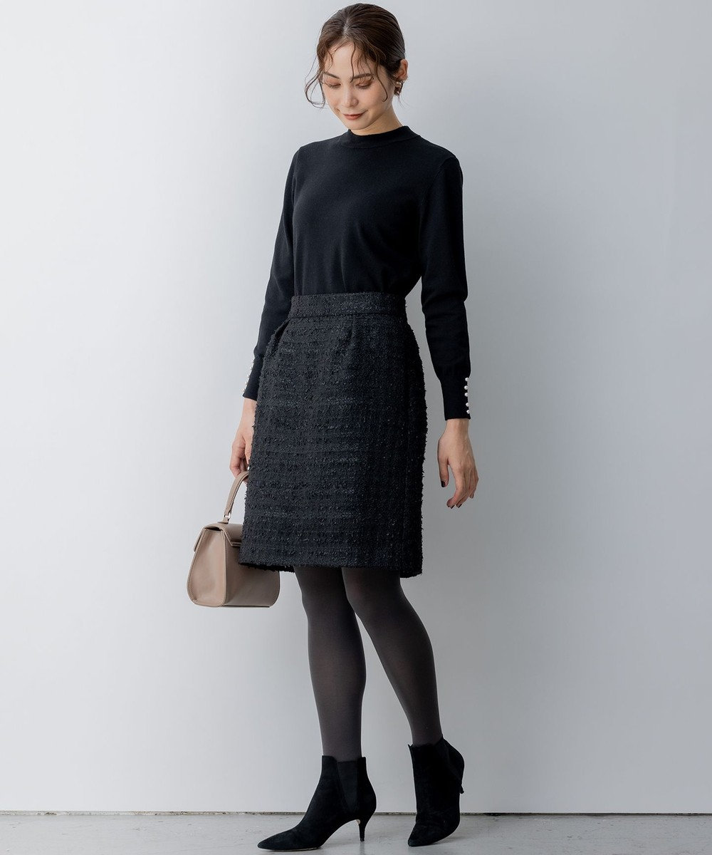 組曲 L ファンシーツィード ミニスカート 