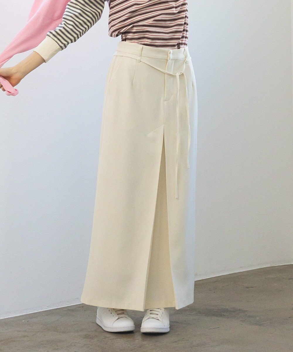 CRAFT STANDARD BOUTIQUE フロントタックロングスカート 