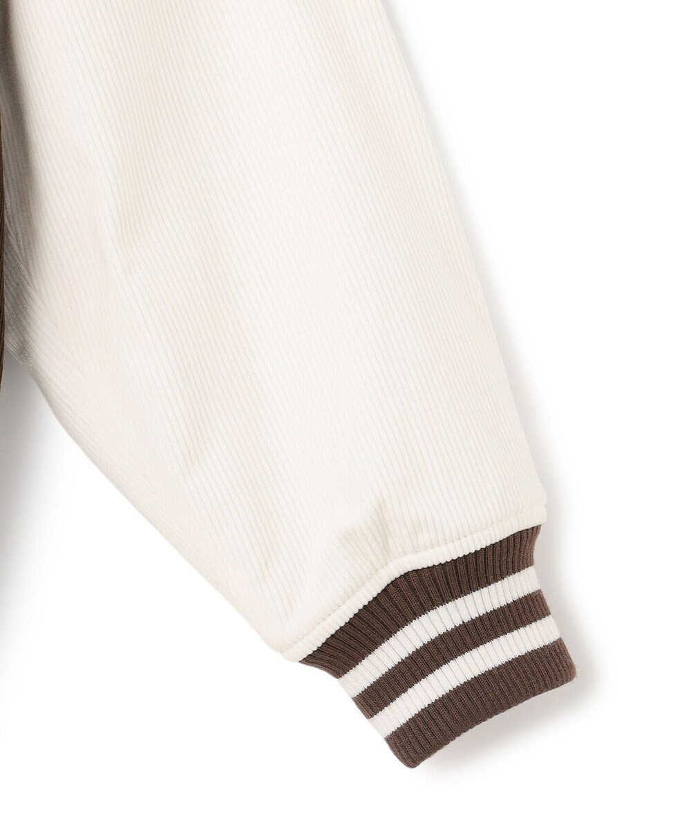 J.PRESS MEN 【J.PRESS ORIGINALS】Organic 9W Corduroy Varsity Jacket  Back Logo 