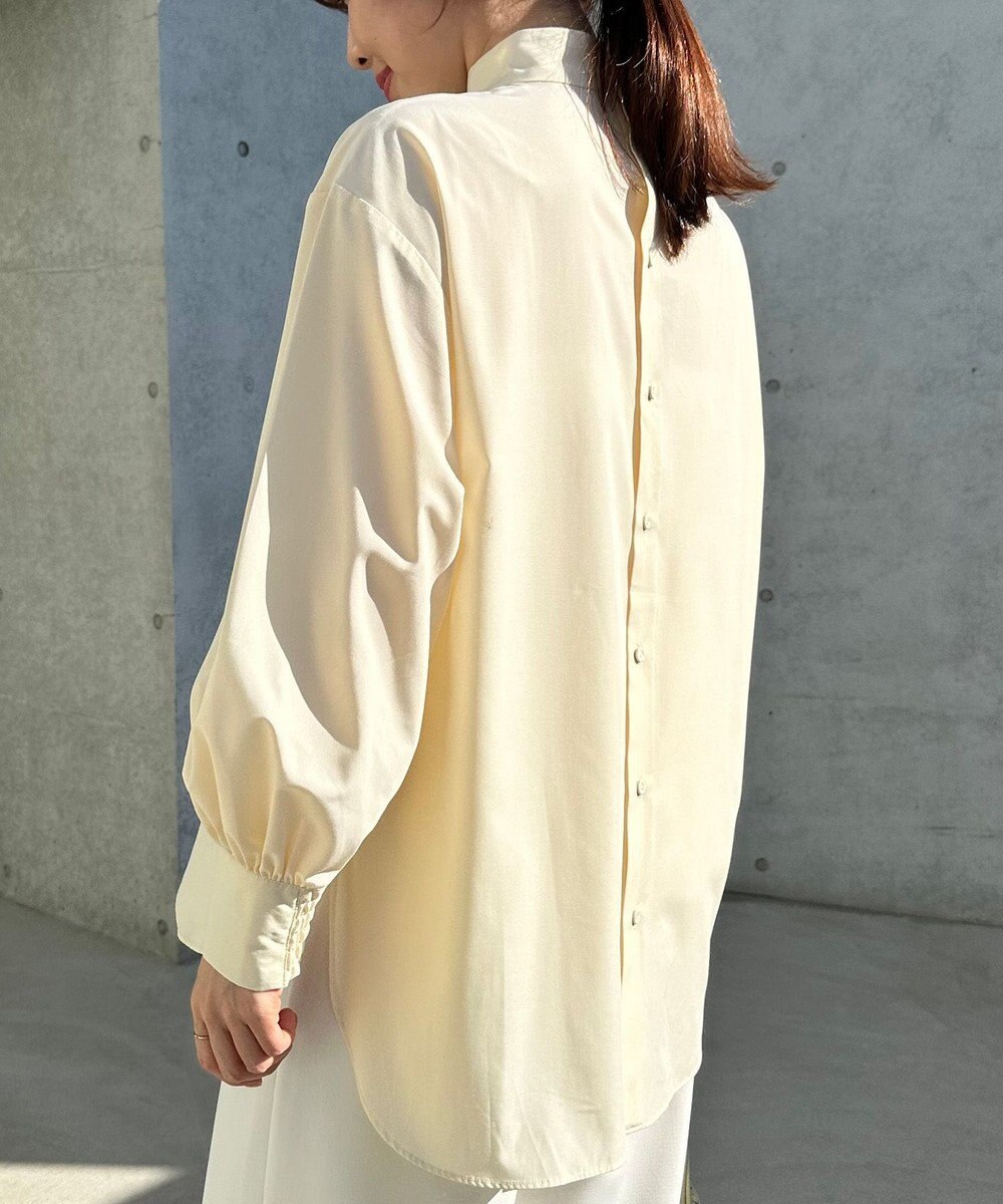 UNFILO ハイネックブラウス 