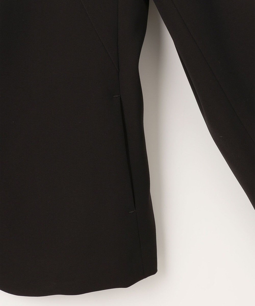 自由区 【XSサイズ～/洗える】ダブルフェイススーティング ノーカラージャケット 