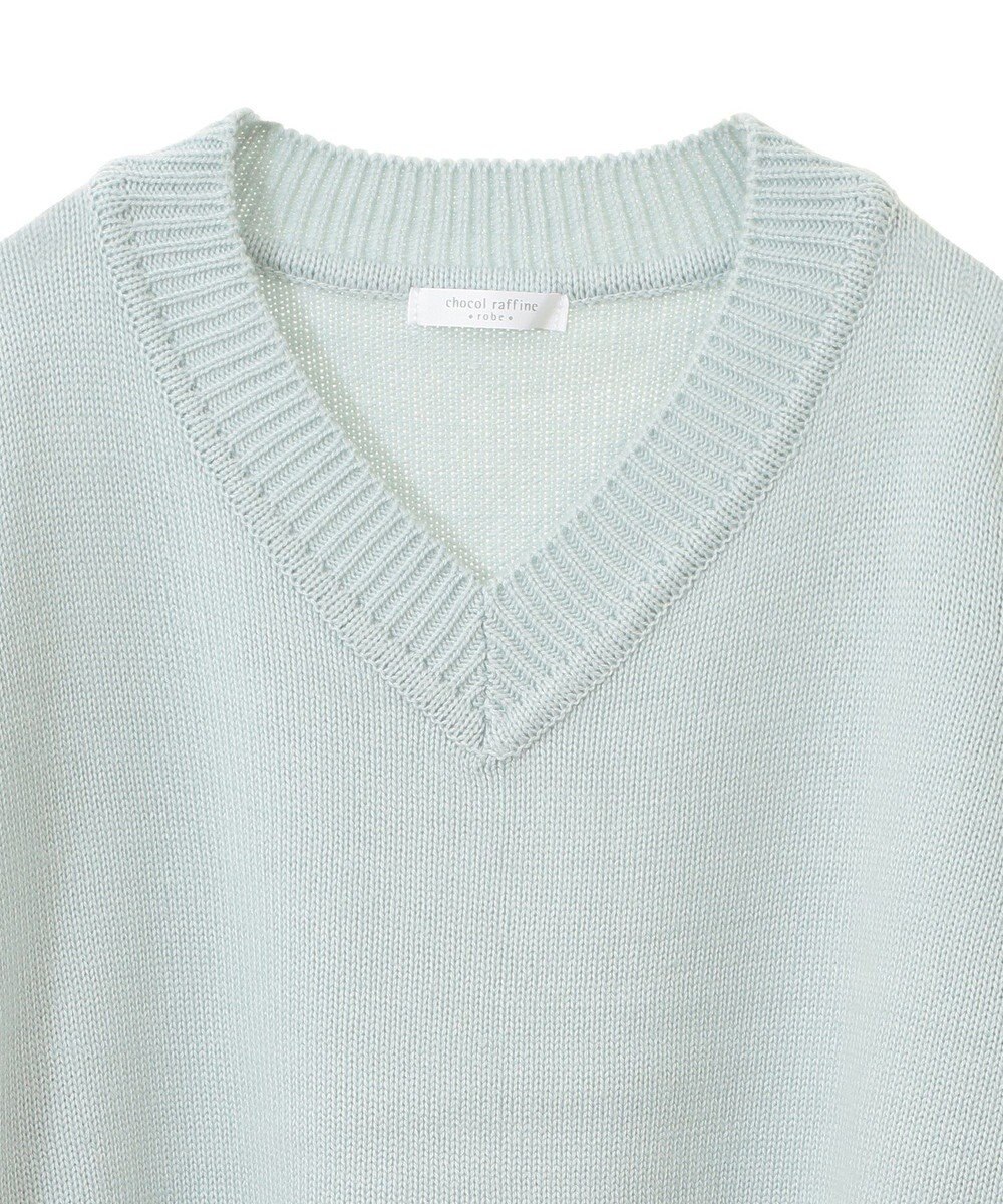 Green Parks 洗える　Ｖネックニットプルオーバー 