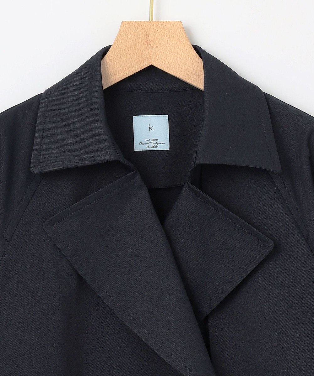 組曲 【WEB限定】コットンライクツイル ショートトレンチコート 