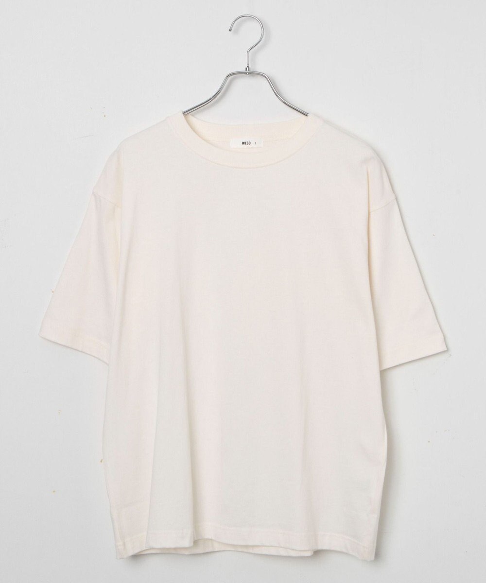 WEGO 【ユニセックス着用ITEM/綿100%/XSSMLサイズ展開】リラックスフィットコットンT 