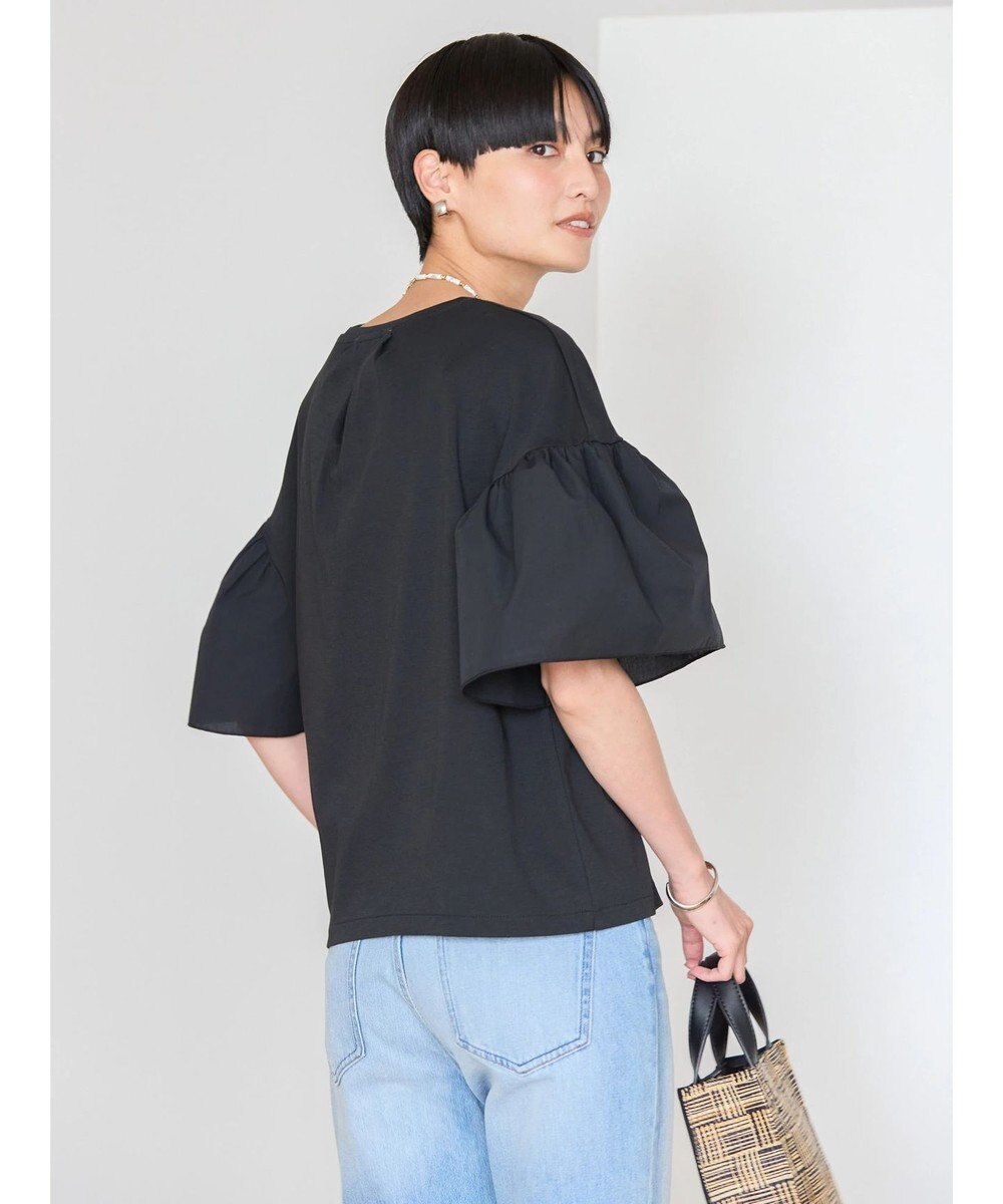 AMERICAN HOLIC 袖フレア５分袖カットプルオーバー 