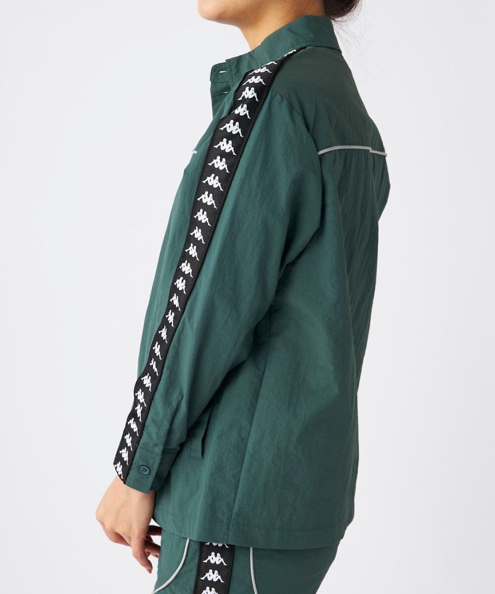OP／FILA 【Kappa】バンダテープ ウーブンシャツジャケット 