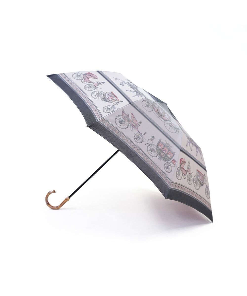 Marca Umbrella of Yokohama 晴雨兼用折りたたみ傘 (馬車行列) 日傘 