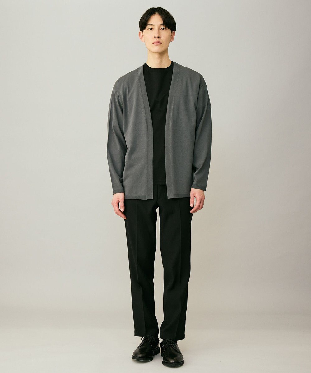 UNFILO MENS 【OCEANS 雑誌・web・YouTube 掲載】WOOL TOUCH 機能美パンツ スリム【東レ開発のウール見え高機能素材】 