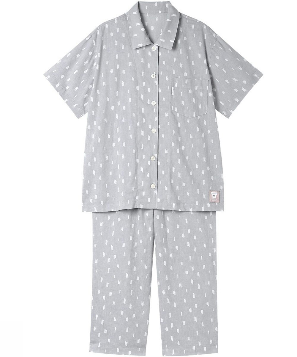 ワコール／睡眠科学 パジャマ 5分袖 半袖 8分丈 綿100%(本体) 【SOU・SOU（R）】 レディース YDT162 睡眠科学／ワコール 