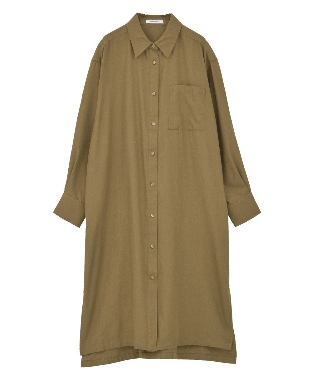 AMERICAN HOLIC T/Rカルゼロングシャツワンピース 