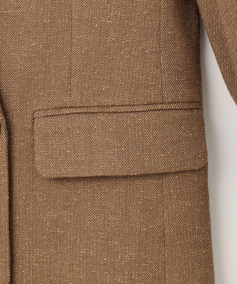 自由区 S 【SHIHOさん着用】シルクネップツイード ジャケット 