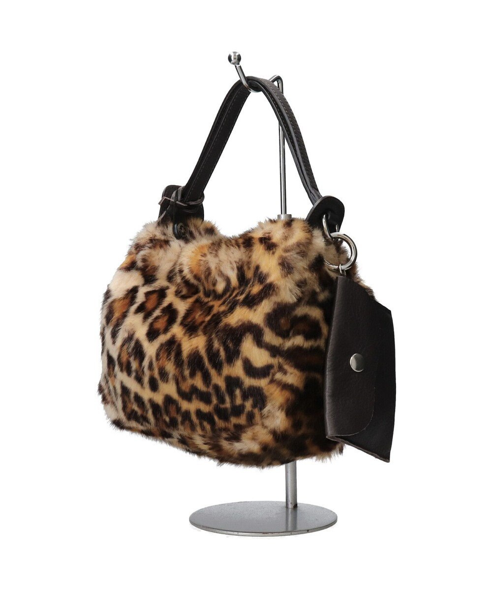 INTER-CHAUSSURES 【MARCO MASI】ポーチ付きフェイクファーバッグ 