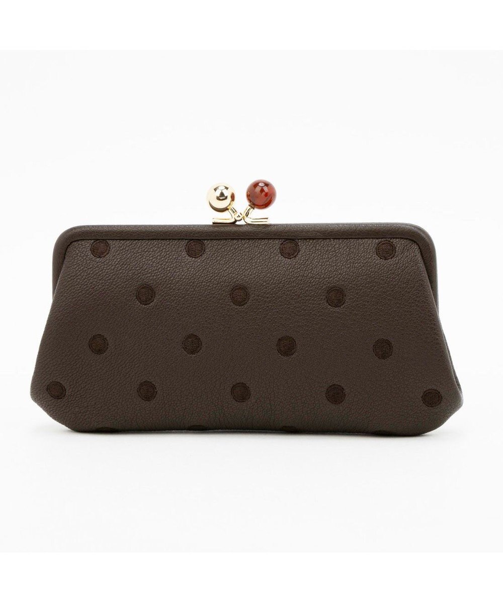 UNBILLION ペルケ perche / アクリル玉がま口長財布 