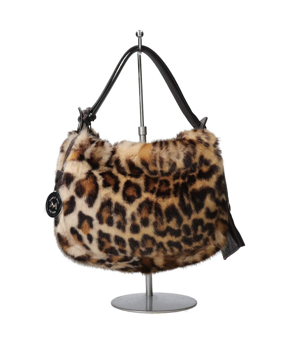 INTER-CHAUSSURES 【MARCO MASI】ポーチ付きフェイクファーバッグ 