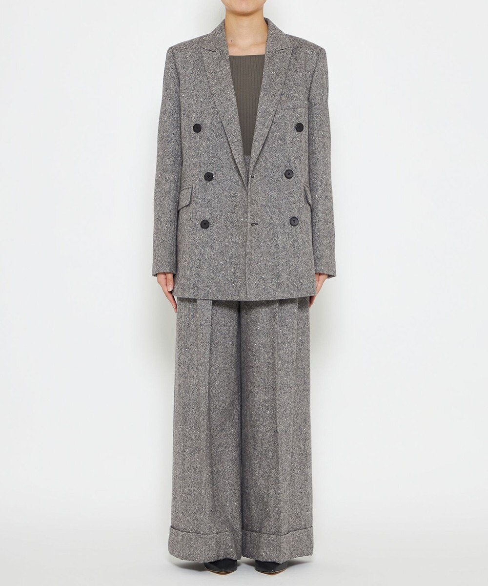 uncrave 【洗える】スムースニット オフショルプルオーバー（uncrave WHITE） 