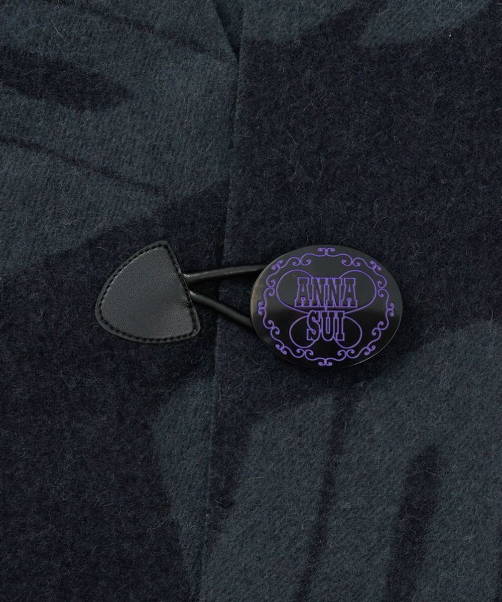 AURORA 【 ANNA SUI（アナ スイ）】ウールジャカードボタン付き羽織り(WASH) 