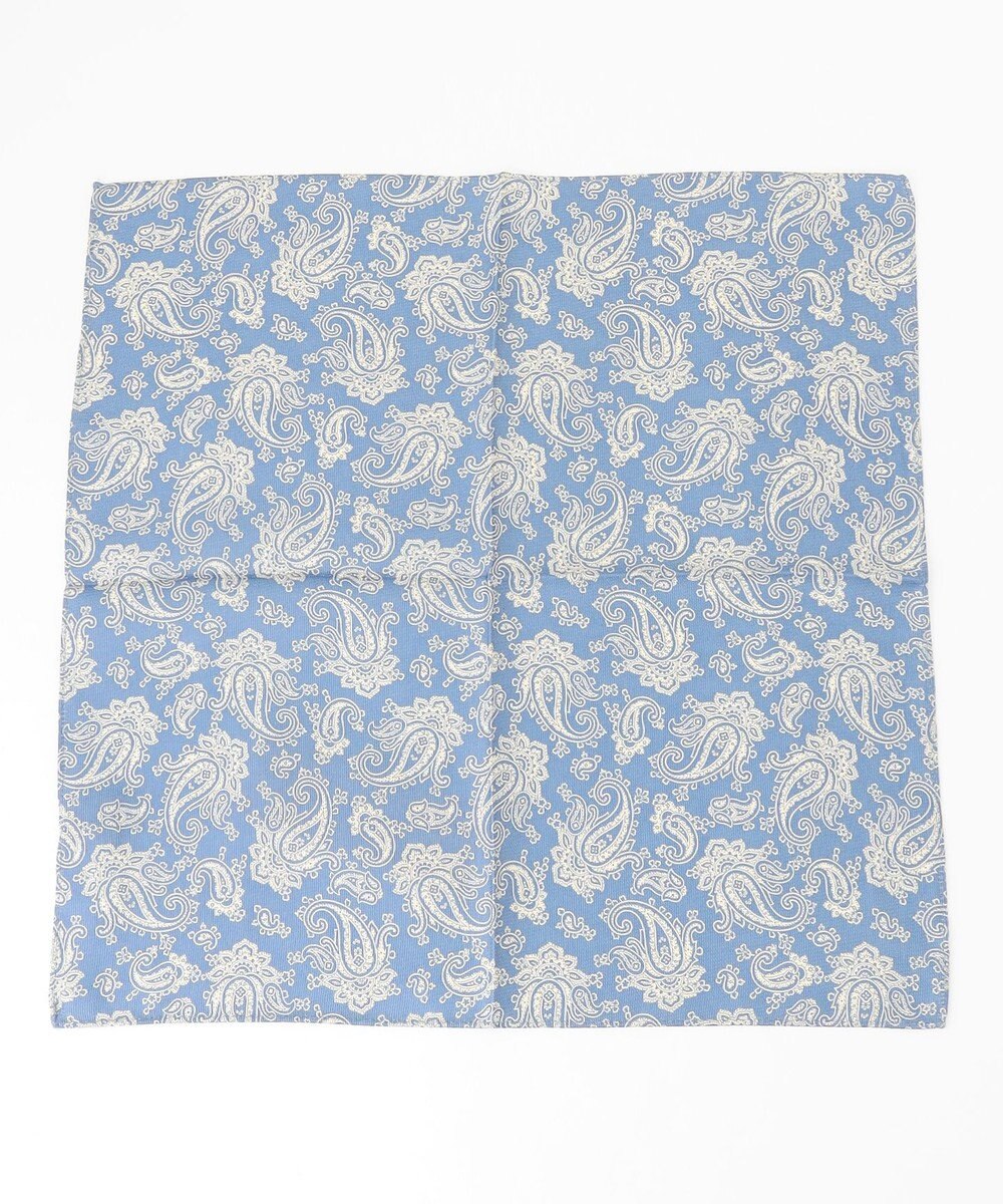 J.PRESS MEN ペイズリーハンドプリント チーフ 