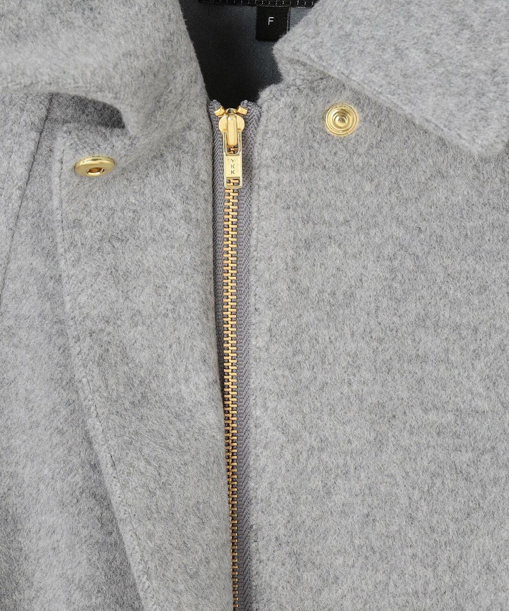 J.PRESS YORK STREET 【WOMEN】2wayショートウールアンゴラビーバー コート 