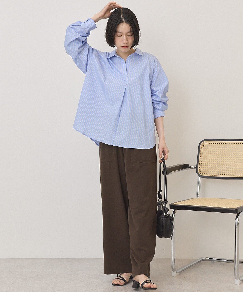 AMERICAN HOLIC 【イージーケア】バックギャザースキッパーシャツ 