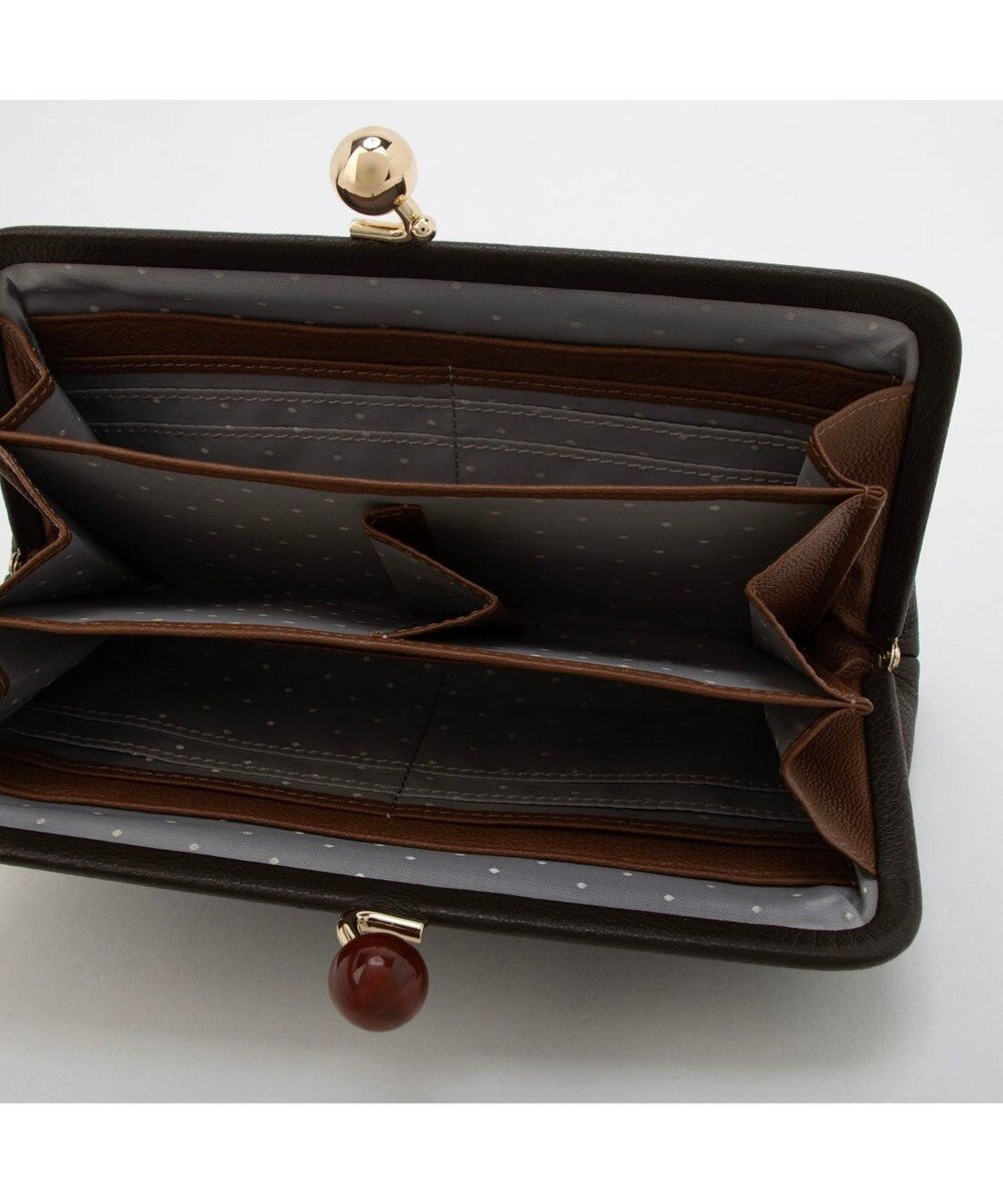 UNBILLION ペルケ perche / アクリル玉がま口長財布 