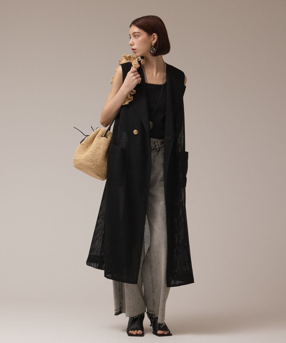 GRACE CONTINENTAL カラミロングジレ 