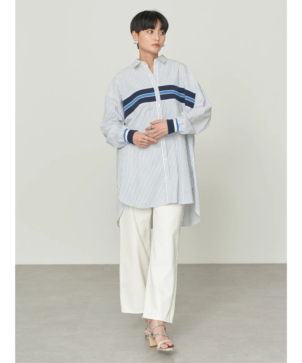 AMERICAN HOLIC リブラインシャツチュニック 