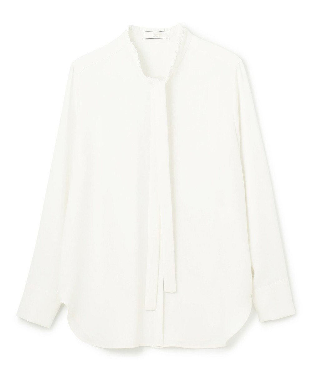 BEIGE， 【洗える・L-size】EVA / ボウタイロングスリーブブラウス 