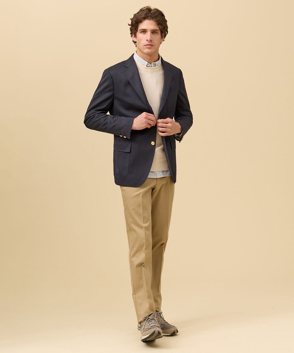 J.PRESS MEN “最初の一着“に選ばれる理由【 1st BLAZER】ウールポリエステル ライトギャバ ブレザー / 3B / New Authentic-Fit 