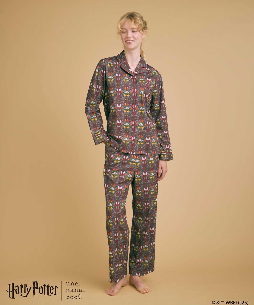 une nana cool 【ハリー・ポッターコラボ】【綿100%】開襟パジャマ 