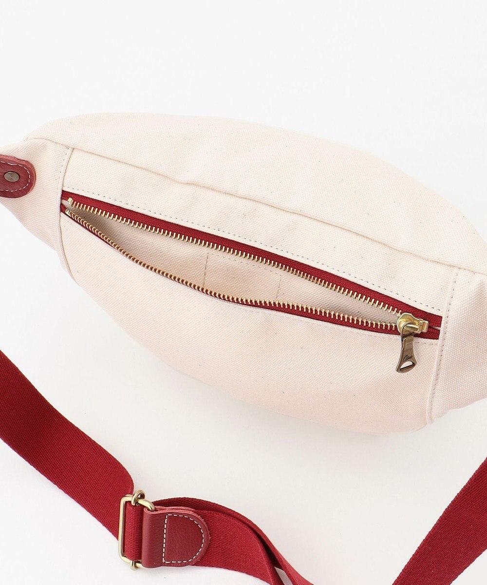 UNBILLION Otias 8号キャンバスシュリンクレザーボディバッグ 