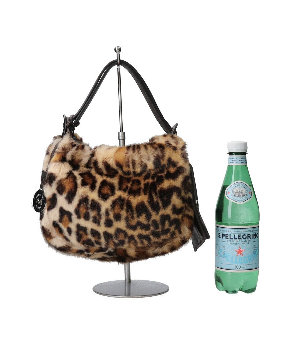 INTER-CHAUSSURES 【MARCO MASI】ポーチ付きフェイクファーバッグ 