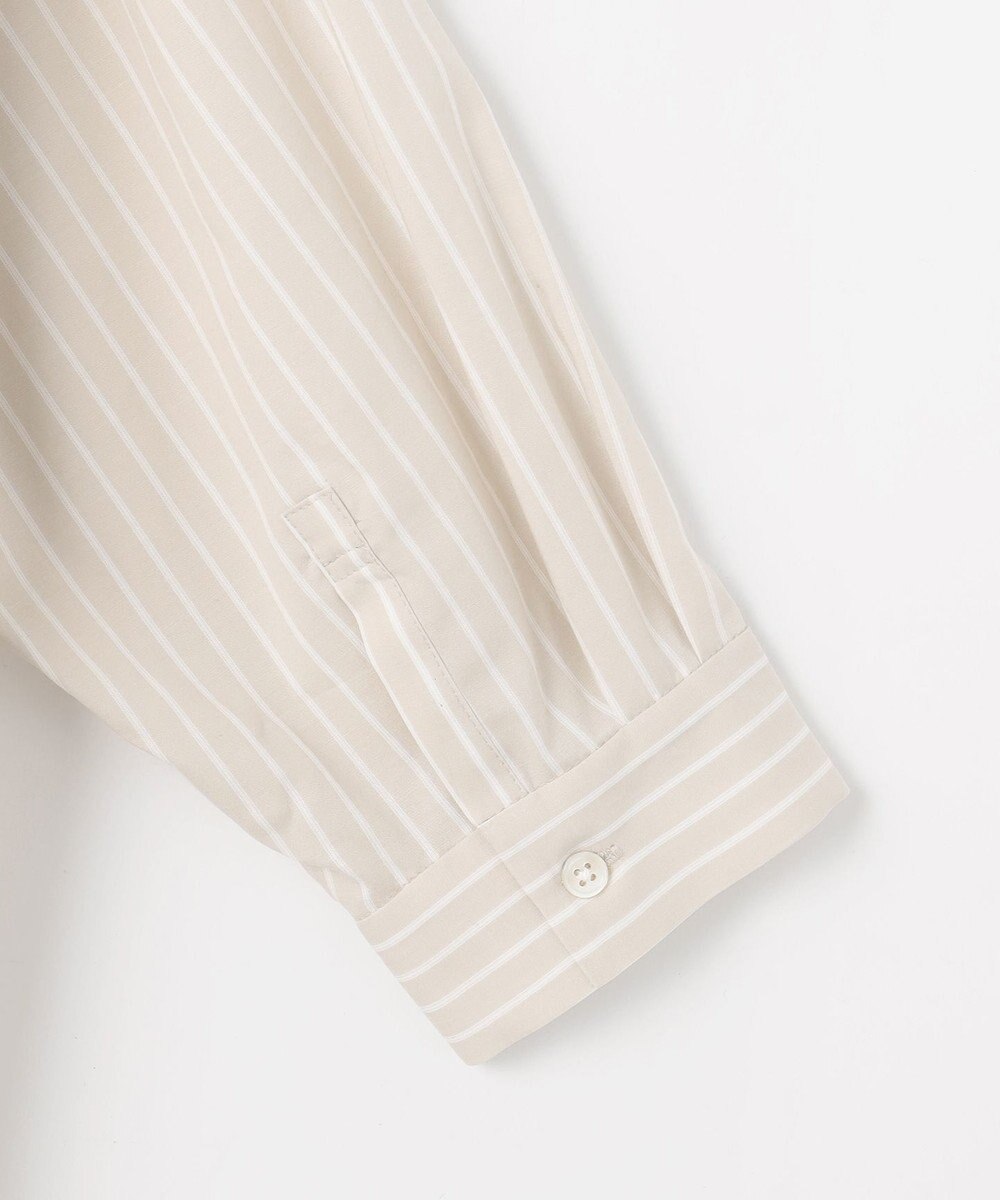 自由区 L エンブロイダリーブロードバンドカラー ブラウス 