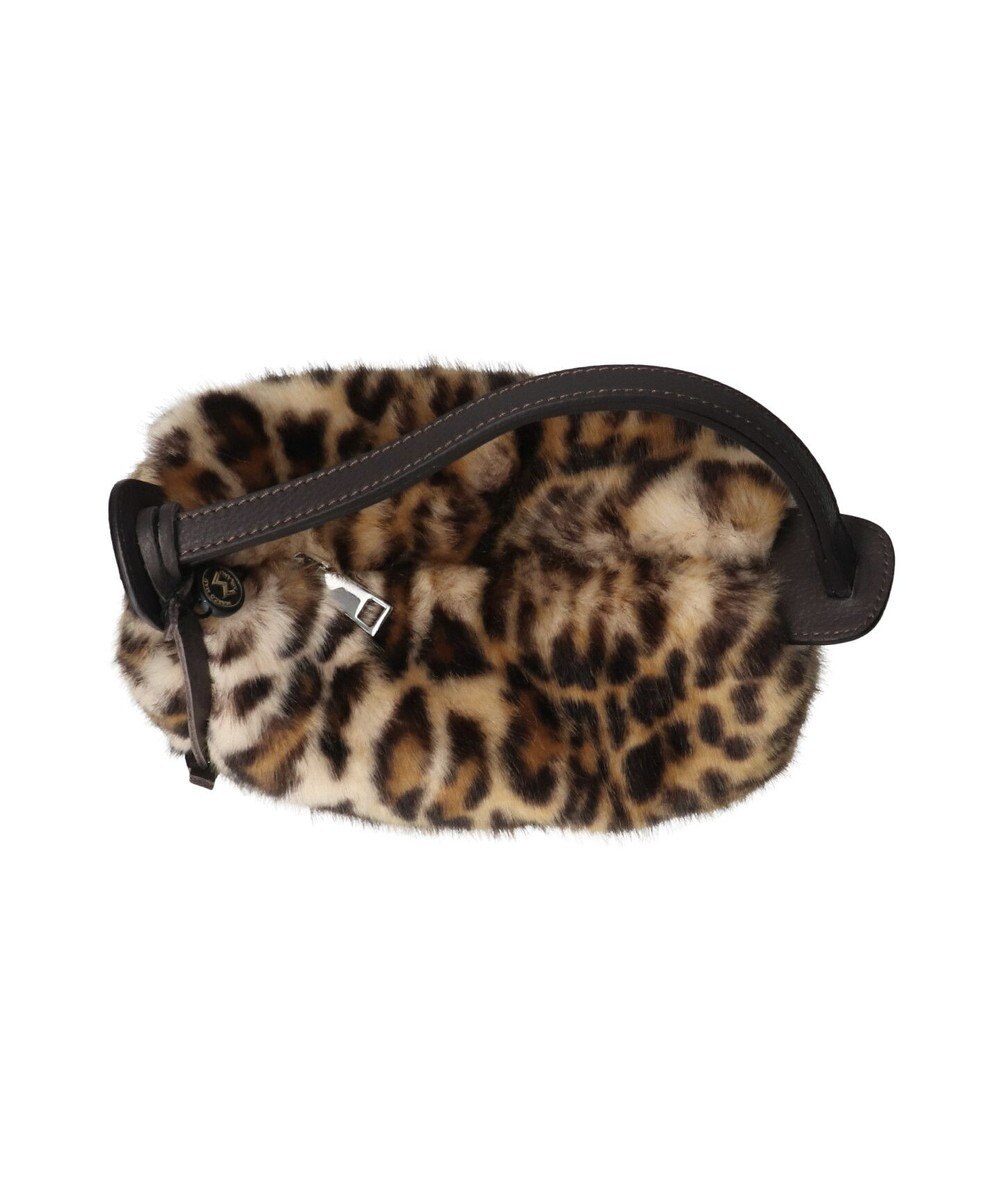 INTER-CHAUSSURES 【MARCO MASI】ポーチ付きフェイクファーバッグ 